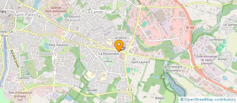 localisation de l'entreprise SCI QUESTIMMO 56 à SENE