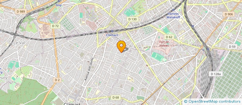 localisation de l'entreprise SCI QUEUDEVILLE  CLAMART