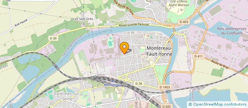 localisation de l'entreprise SCI QUEVAL à MONTEREAU-FAULT-YONNE