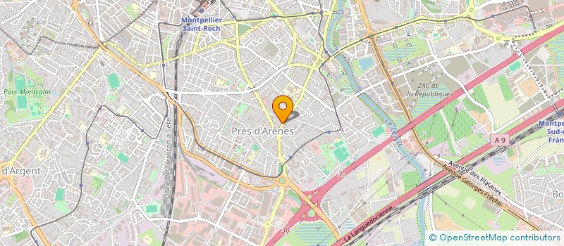 localisation de l'entreprise SCI QUEVAL  MONTPELLIER