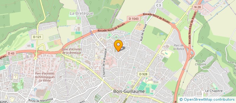 localisation de l'entreprise SCI QUEVREVILLE à BOIS-GUILLAUME