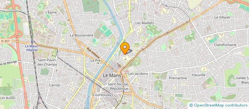 localisation de l'entreprise SCI QUIB  LE MANS