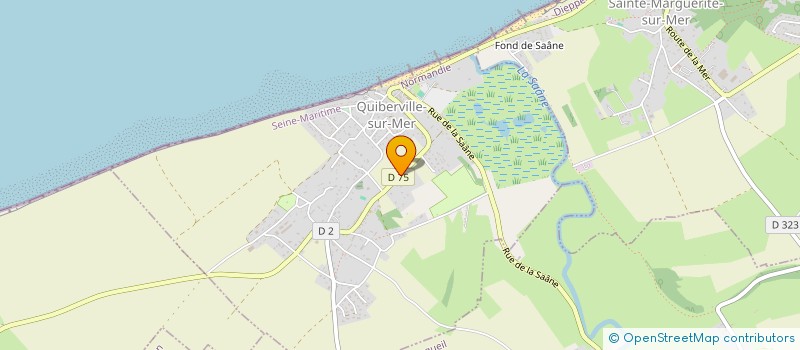 localisation de l'entreprise SCI QUIBER  GUEUTTEVILLE-LES-GRES