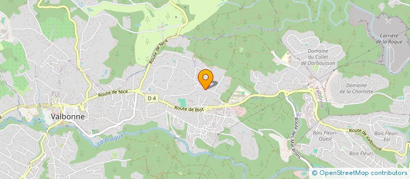 localisation de l'entreprise SCI QUIBERON  VALBONNE