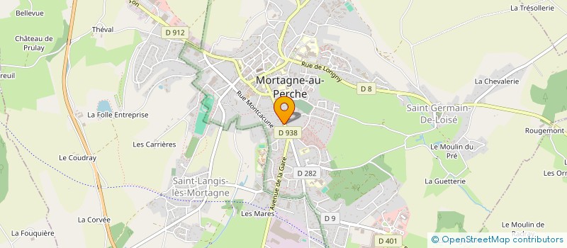 localisation de l'entreprise SCI QUID NOVO MORTAGNE à MORTAGNE-AU-PERCHE