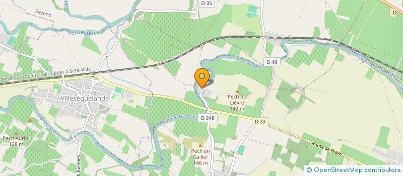 localisation de l'entreprise SCI QUIETAT  CAUX-ET-SAUZENS