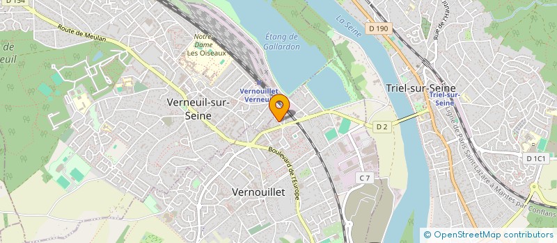 localisation de l'entreprise SCI QUIETUDE 78  VERNOUILLET