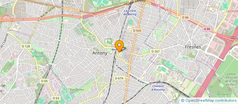 localisation de l'entreprise SCI QUIETUS à ANTONY