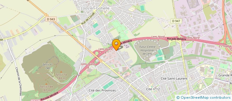 localisation de l'entreprise SCI QUIGNON  LOOS-EN-GOHELLE