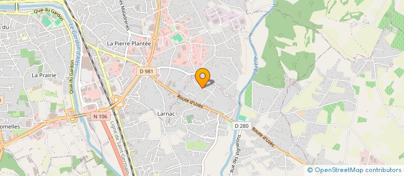 localisation de l'entreprise SCI QUILIP  SAINT-HILAIRE-DE-BRETHMAS