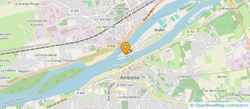 localisation de l'entreprise SCI QUILLA LIGERIS  AMBOISE