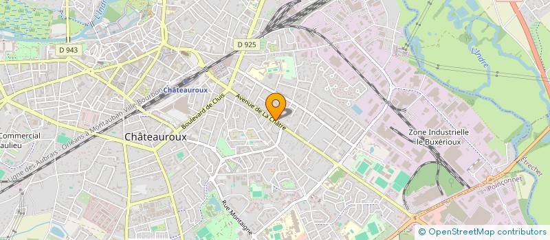 localisation de l'entreprise SCI QUILLERE  CHATEAUROUX