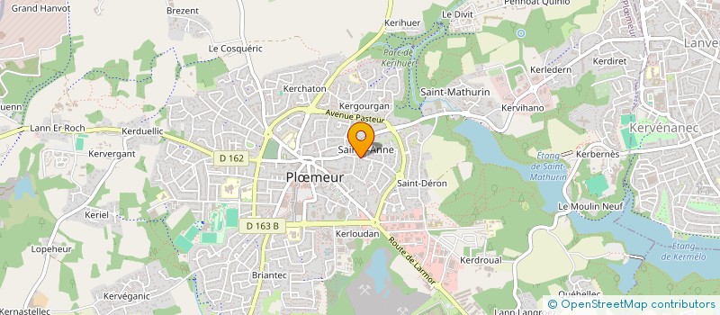 localisation de l'entreprise SCI QUILLEROU à PLOEMEUR