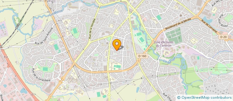 localisation de l'entreprise SCI QUILLET à CHOLET