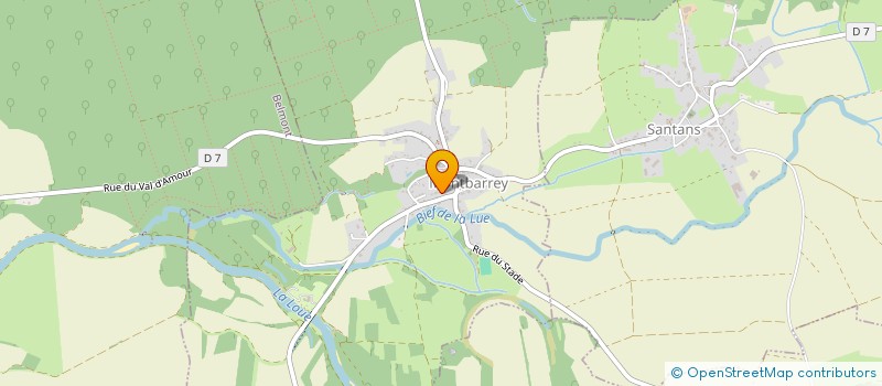 localisation de l'entreprise SCI QUILLET-SCHMITT  MONTBARREY