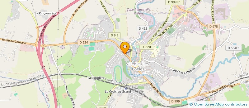 localisation de l'entreprise SCI QUILLIET VANCOMERBEKE  VILLEDIEU-LES-POELES-ROUFFIGNY