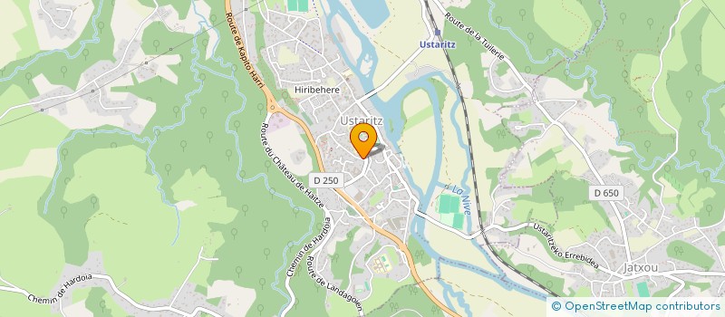 localisation de l'entreprise SCI QUILU  USTARITZ
