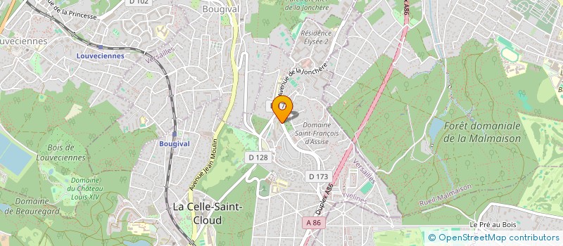 localisation de l'entreprise SCI QUIMIAC LANSERIA  LA CELLE-SAINT-CLOUD