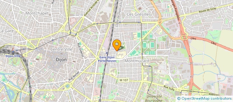 localisation de l'entreprise SCI QUIMONNOT à DIJON