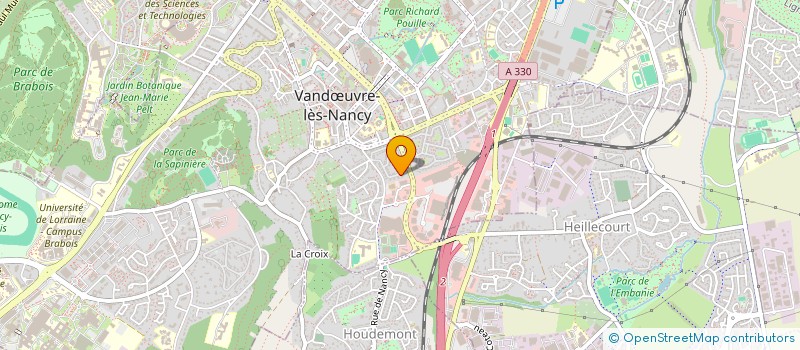 localisation de l'entreprise SCI QUIMOUILLE  VANDUVRE-LES-NANCY
