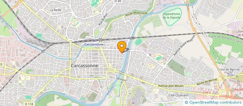 localisation de l'entreprise SCI QUIMPER à CARCASSONNE
