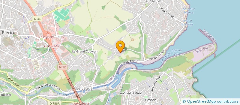 localisation de l'entreprise SCI QUIMPER GUELEN  PLERIN