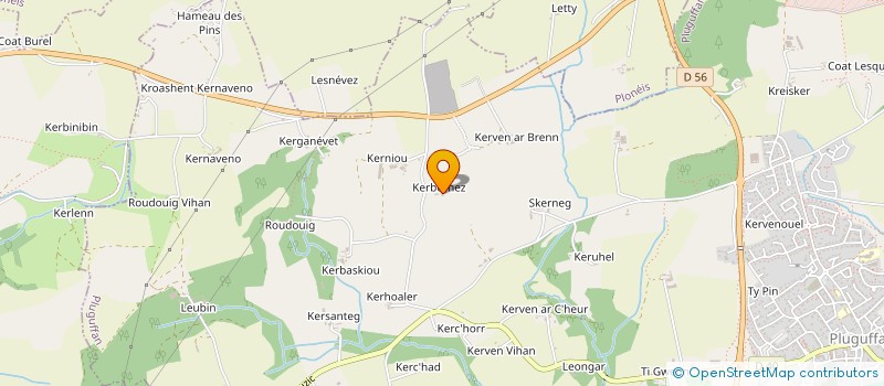 localisation de l'entreprise SCI QUIMPER IAE  PLOMELIN