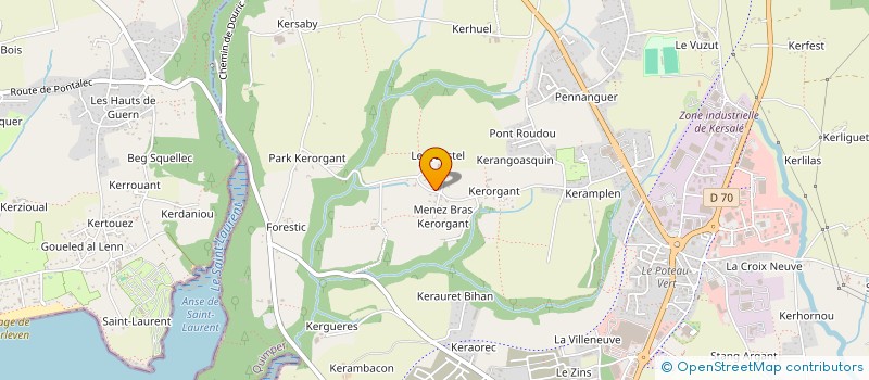 localisation de l'entreprise SCI QUIMPER IMMOBILIER  CONCARNEAU