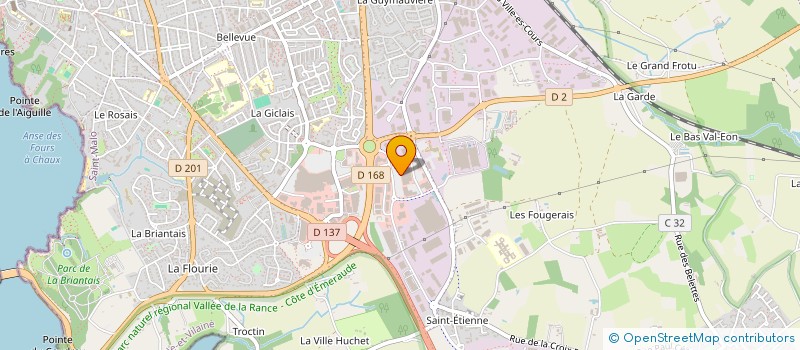 localisation de l'entreprise SCI QUIMTER  SAINT-MALO
