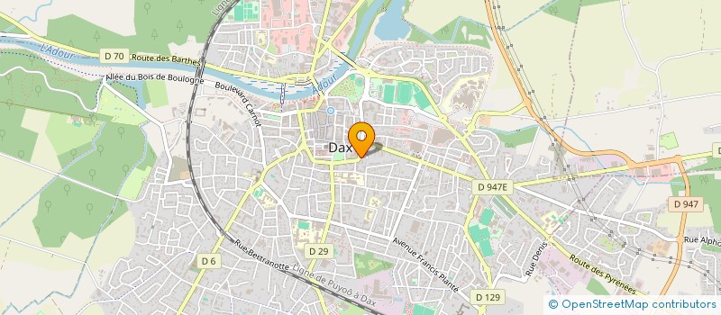 localisation de l'entreprise SCI QUINA  DAX