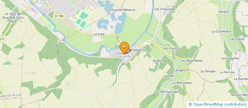 localisation de l'entreprise SCI QUINCE VOLTAIRE  LAVARDIN