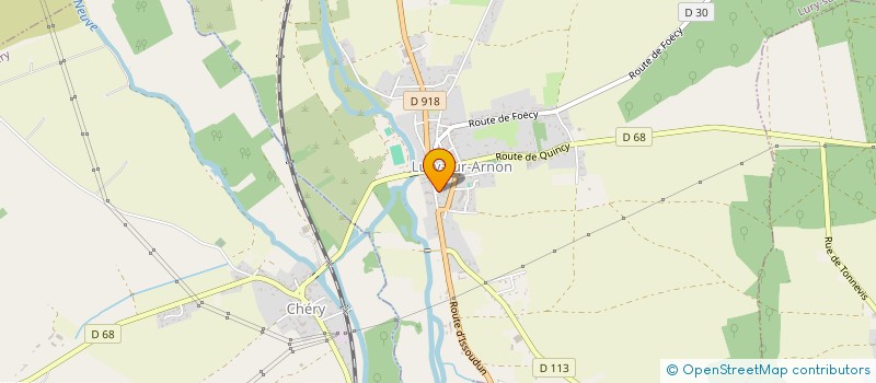 localisation de l'entreprise SCI QUINCY REUILLY  LURY-SUR-ARNON