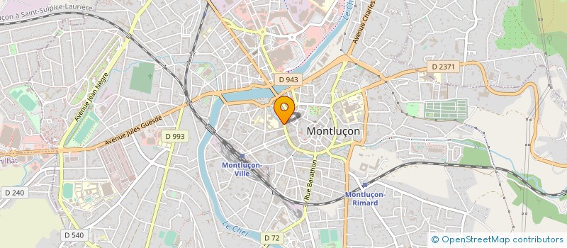 localisation de l'entreprise SCI QUINE SERF à MONTLUCON