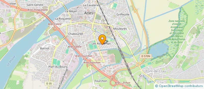 localisation de l'entreprise SCI QUINEE  ARLES