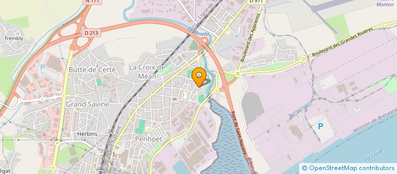 localisation de l'entreprise SCI QUINETTE  SAINT-NAZAIRE