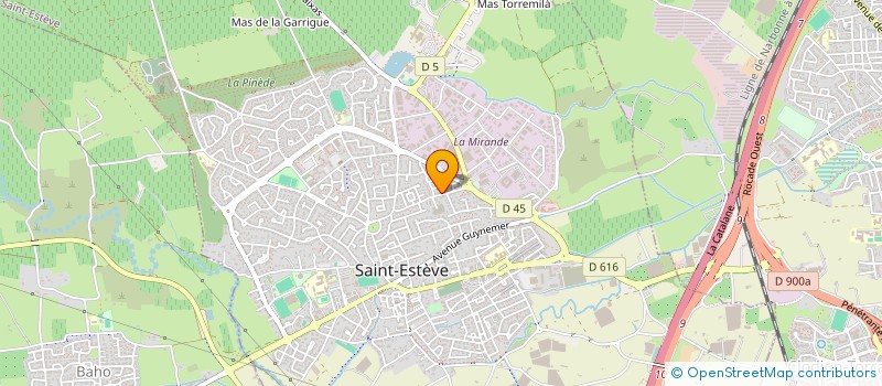 localisation de l'entreprise SCI QUINETTE  SAINT-ESTEVE