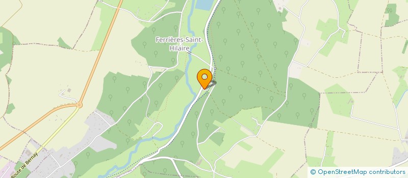localisation de l'entreprise SCI QUINEVILLE  FERRIERES ST HILAIRE