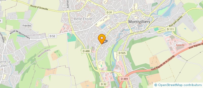 localisation de l'entreprise SCI QUINIO II  MONTIVILLIERS