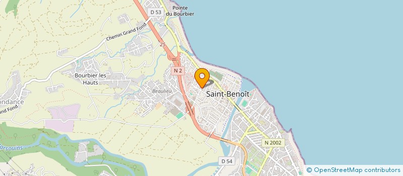 localisation de l'entreprise SCI QUINOU à SAINT-BENOIT