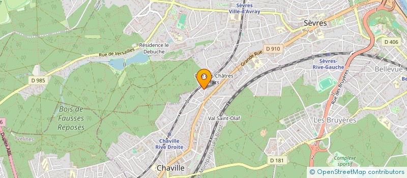 localisation de l'entreprise SCI QUINQUIN à CHAVILLE