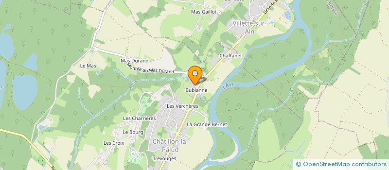 localisation de l'entreprise SCI QUINSON à CHATILLON-LA-PALUD