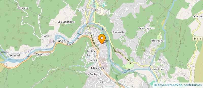 localisation de l'entreprise SCI QUINTA PIRES  LABEGUDE