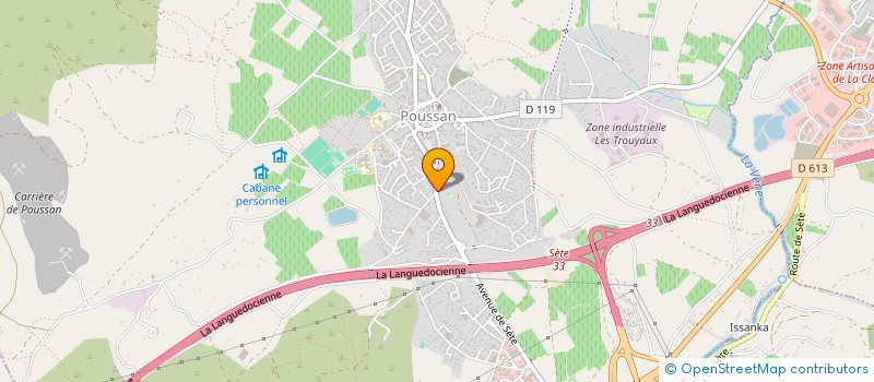 localisation de l'entreprise SCI QUINTANA  POUSSAN