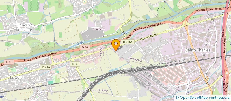 localisation de l'entreprise SCI QUINTANA à PERPIGNAN