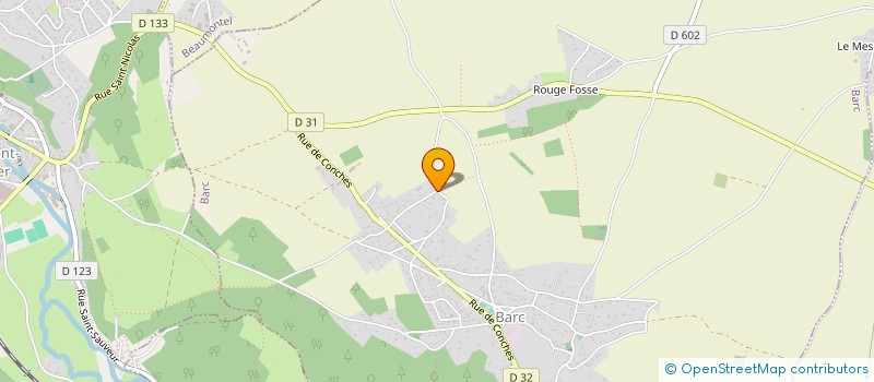 localisation de l'entreprise SCI QUINTESSENCE  BARC