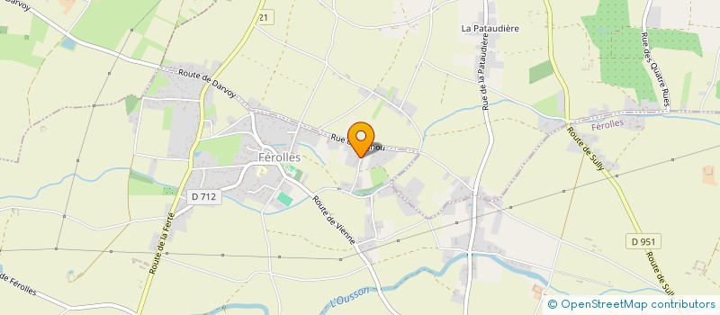localisation de l'entreprise SCI QUINTET  FEROLLES