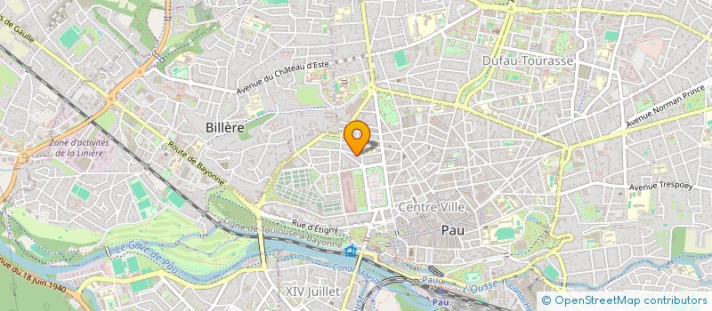 localisation de l'entreprise SCI QUINZ à PAU
