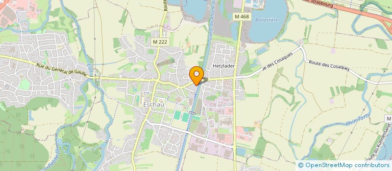 localisation de l'entreprise SCI QUIRIAM  ESCHAU