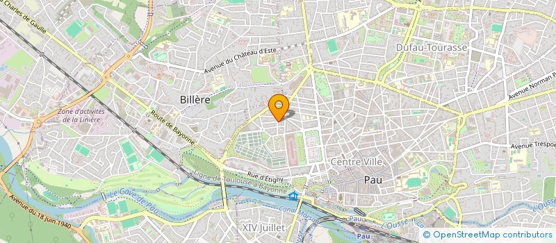 localisation de l'entreprise SCI QUIRINUS à PAU
