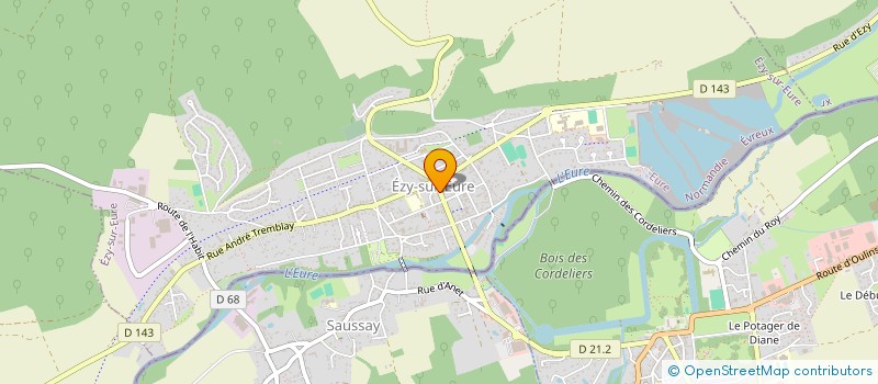 localisation de l'entreprise SCI QUJIN  EZY-SUR-EURE